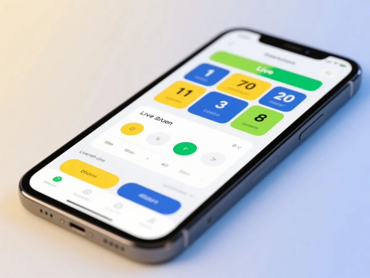 移动端比分追踪示意图