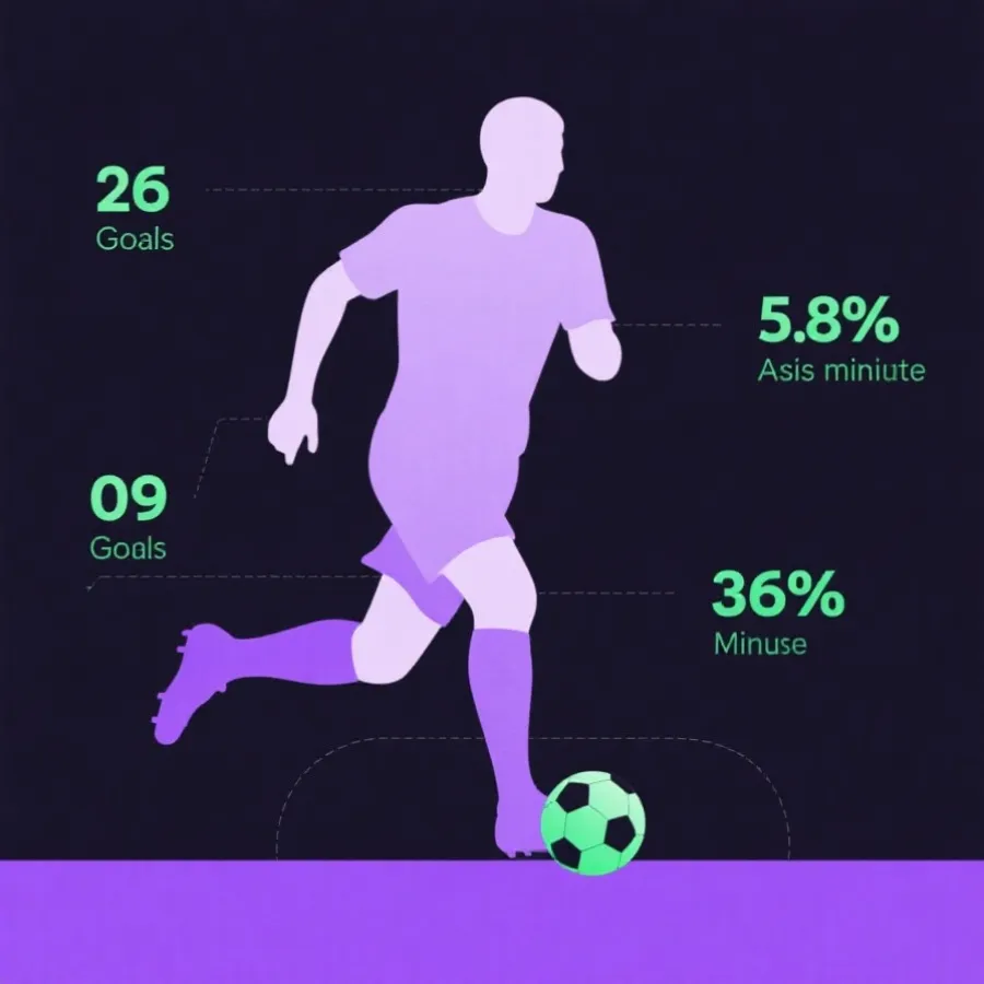 球员数据指标示意图